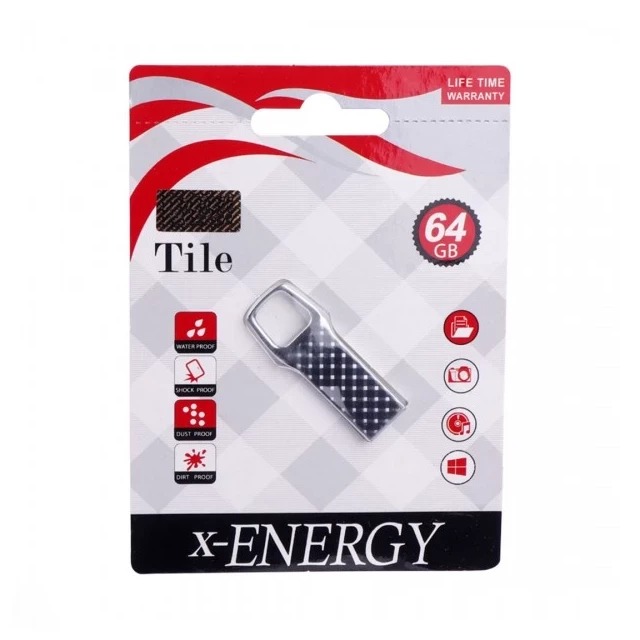 فلش مموری ایکس انرژی مدل TILE USB2.0 ظرفیت 64 گیگابایت